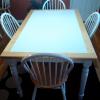 Dining Table 36x60. 4 matching chairs and 3 barstools
