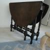 Console Table Drop Leaf Spindle Legs Oak Foyer or Dining Table $650 Value