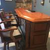 Wood Bar set with stools  offer Home and Furnitures