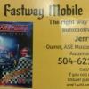 Fastway mobile the Automotive doctor  offer Auto Services