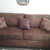 BEAUTIFUL BROWN LEATHER HIDE A BED offer Home and Furnitures