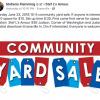 Community yard sale!