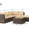 All weather proof wicker patio set with cover offer Home and Furnitures