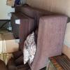 Sofa and chair with ottoman  offer Home and Furnitures