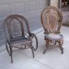 Antique Willow twig chairs