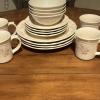 Complete set of Pfaltzgraff dishes with extras. Tea Rose Pattern