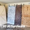 Barn doors W / Hardware 