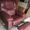 Brown Leather Recliner