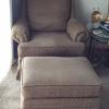 Smith Brothers Chair and Ottoman 