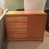 SINGLE BED W/ DRAWERS AND MATCHING DRESSER