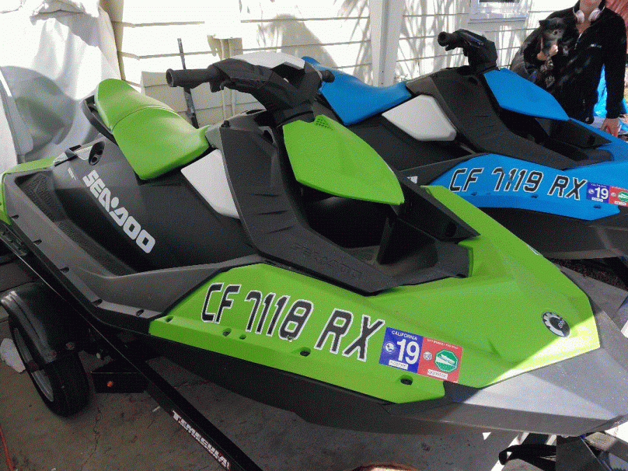 2 sea doo Sparks jet skis and trailer. 2016 | San Diego Classifieds