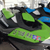 2 sea doo Sparks jet skis and trailer. 2016