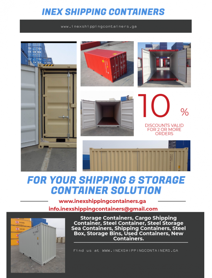 10' 20' and 40' Shipping Containers for Sale!! Competitive Prices