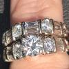 Diamond wedding and engagement band set offer Items For Sale