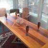 Handcrafted cherry mahogany table