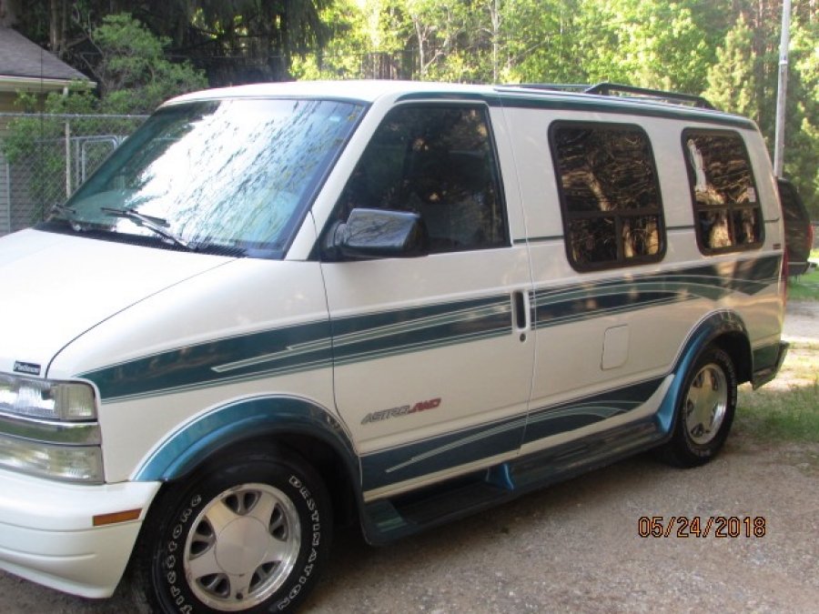 1997 Chevrolet Astro Conversion AWD Van For Sale Michigan Classifieds