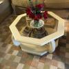 credenza and coffee tables