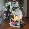 Real touch silk Bridal Bouquets, Lantern centerpieces 