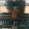 Dining Room Table with Leaf and 6 chairs 