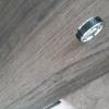 Men's Black Onyx Steel ring size 10