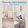 Move In/ Out Cleaning Flat Rates offer Cleaning Services
