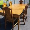 Oak Dining Room table and 6 Chairs FREE offer Free Stuff