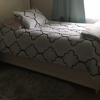 Twin bed and night table