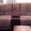 Reclining love seat with console offer Home and Furnitures