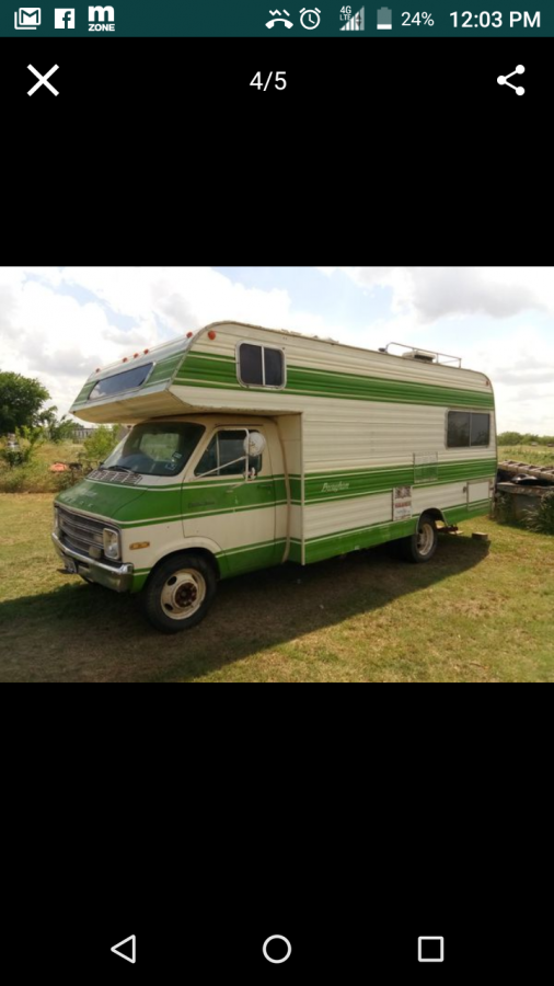 1976 sportsman motorhome Fort Worth Classifieds 76028 Burleson area