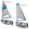Walker Bay 8 foot with sail kit and davits
