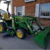 Power Steering 2320 John Deere Loader and Belly Mower offer Lawn and Garden