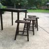 Table & 4 Barstools  offer Home and Furnitures