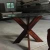 Table - 4’ Round Glass top table  offer Home and Furnitures