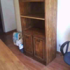 Dresser with mirror,Bookcase with light, Writting Table and Chair