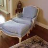 Down filled chair with Ottomen offer Home and Furnitures