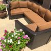 New Outdoor 5 piece Sectional sofa set offer Home and Furnitures