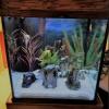 60 gallon fresh/salt water tank and stand asking 