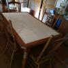 Dining room table and chairs $150.00 or best offer