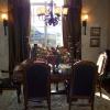 Dining room Trestle table and 8 chairs offer Home and Furnitures