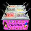 Soft serve 6 Flavour Ice Cream Cone Dip Station