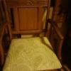 Oak Dining Room Table, 6 Chairs, Hutch