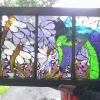 Mosaic stain glass window