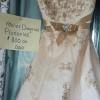 Size 16 Champagne Atelier Diagonal WEDDING DRESS offer Clothes