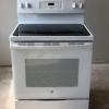 GE glass top electric range