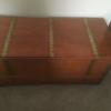 Antique foot locker/hope chest