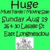 Huge Multi Family / Moving Sale offer Garage and Moving Sale