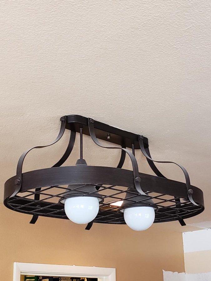 Kitchen Hanging Light/Pot Rack | North Las Vegas Classifieds 89031 ...