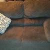 Chocolate Couch and Loveseat