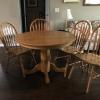 For Sale:  Solid oak dining set