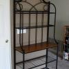 Metal and Wood Hutch